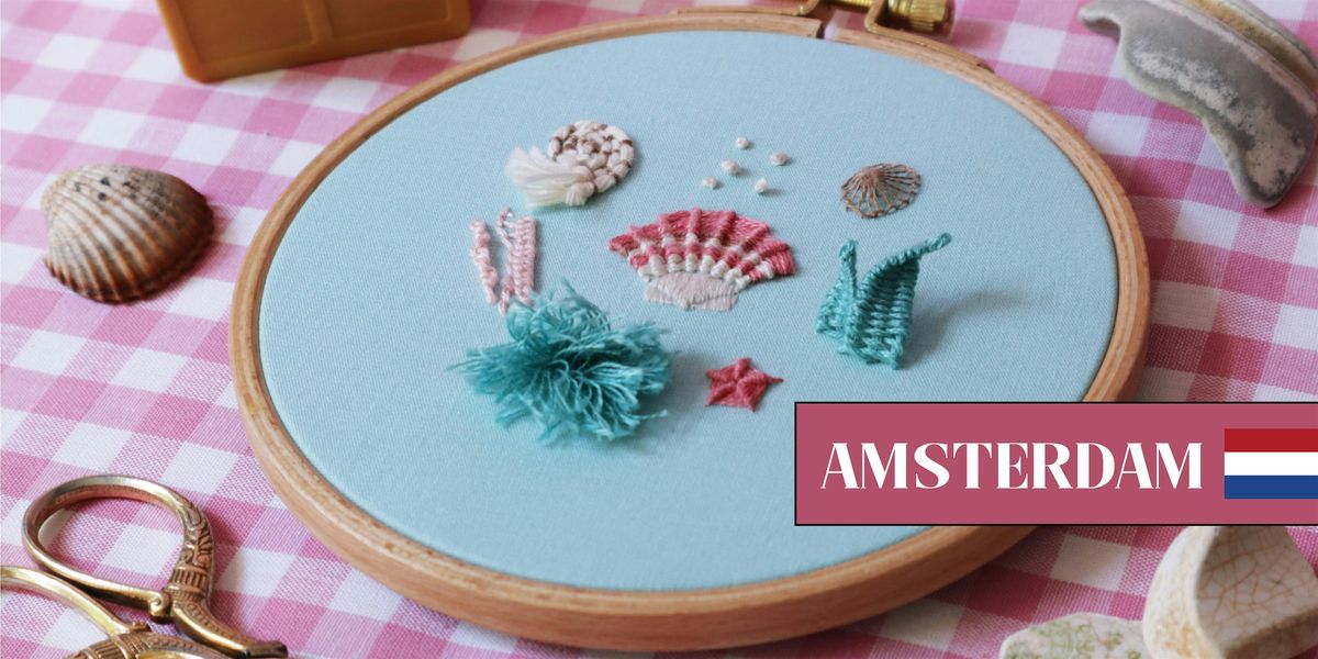 Under The Sea: Introduction to Raised Embroidery in Amsterdam