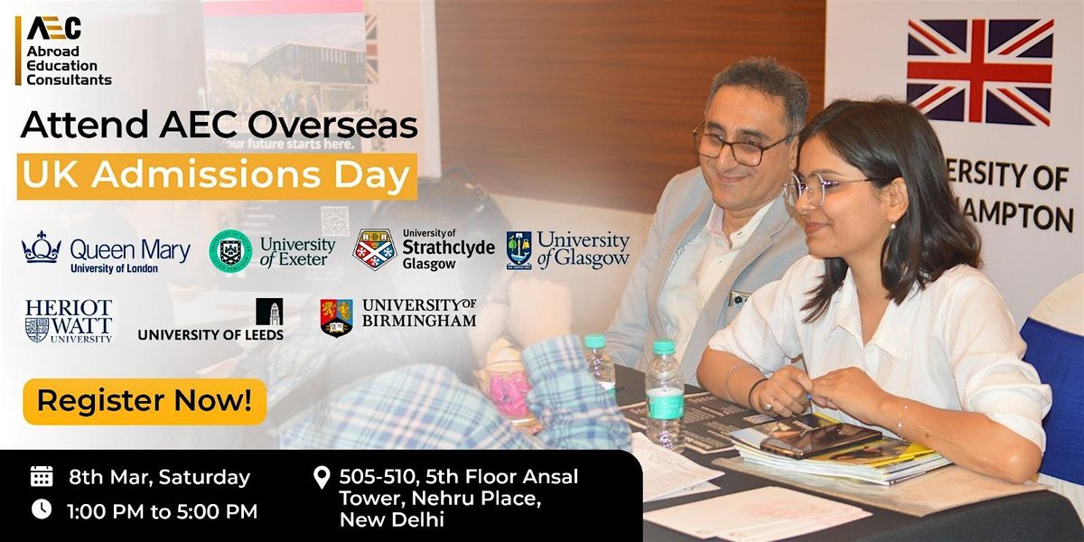 UK Admissions Day (FREE ENTRY)