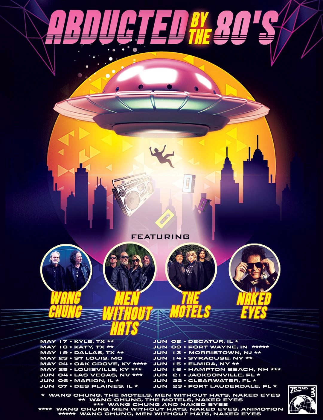 Wang Chung and Men Without Hats at Lillian S. Wells Hall at The Parker