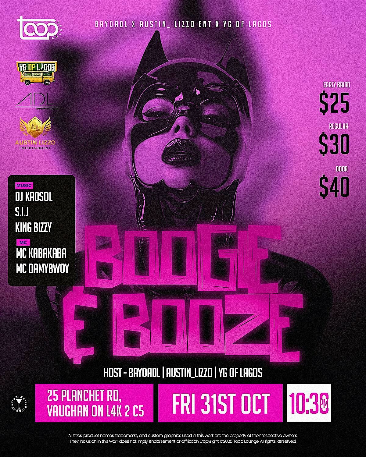 BOOGIE & BOOZE