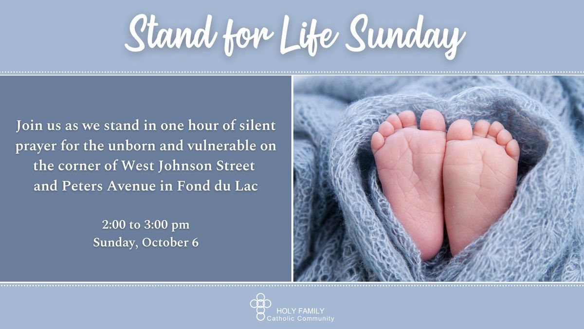 Stand for Life Sunday