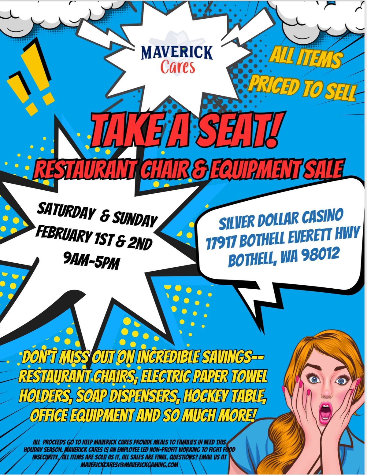 Take a Seat: Restaurant Chair & Equipment Sale Event!