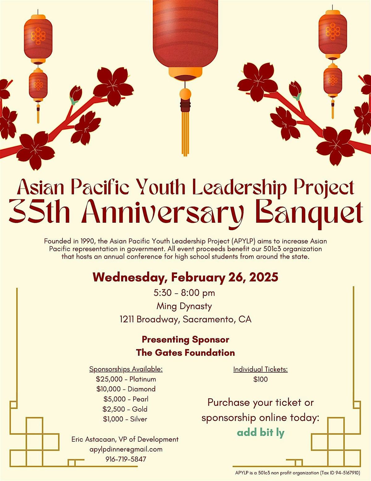 Asian Pacific Youth Leadership Project: 35th Anniversary Banquet