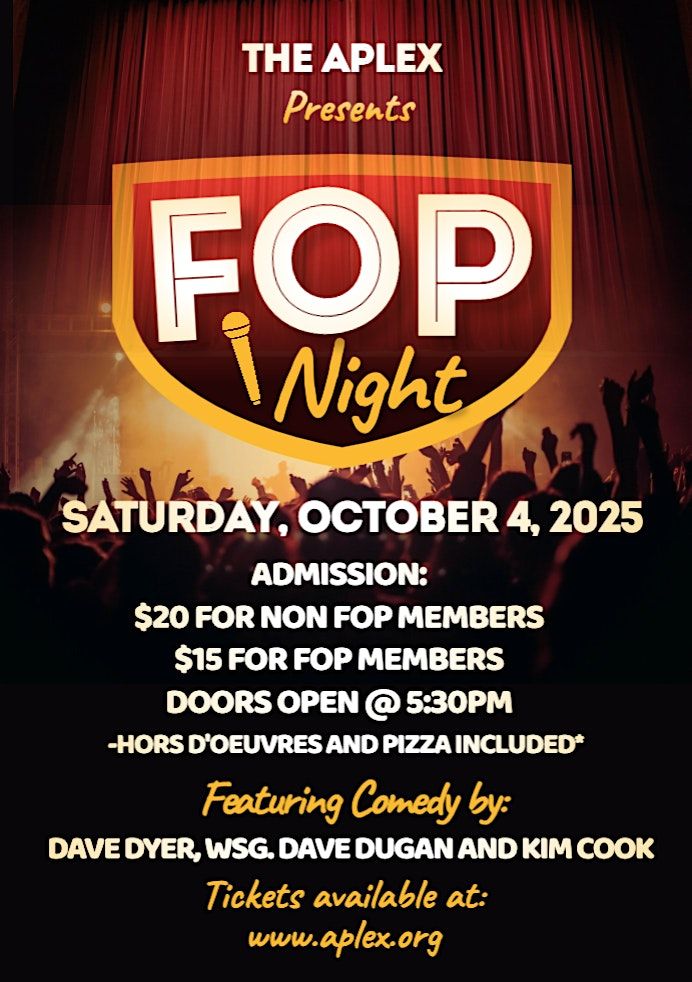 FOP Night! with comedy from Dave Dyer, Dave Dugan and Kim Cook
