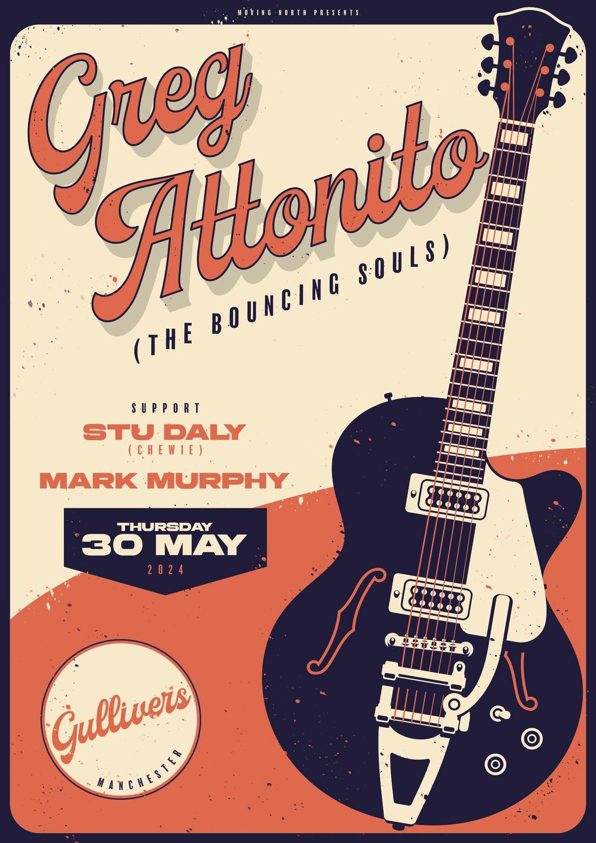 Greg Attonito (The Bouncing Souls) - Gullivers, Manchester - Thursday 30th May 2024