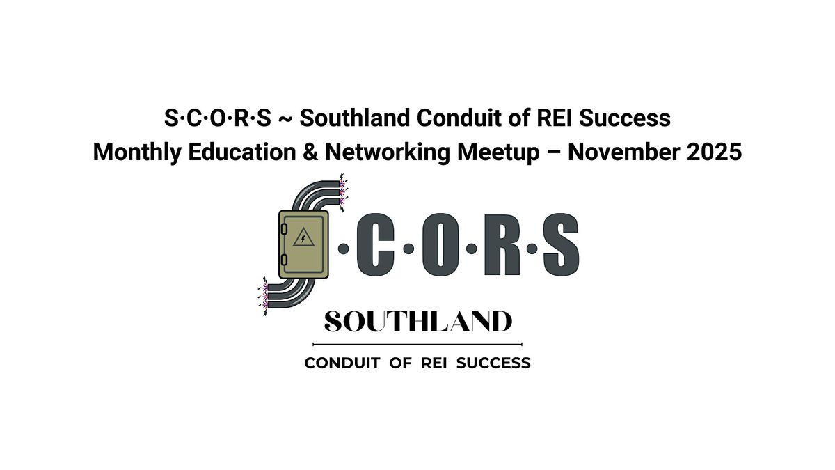 S\u00b7C\u00b7O\u00b7R\u00b7S ~ November 2025 Meetup