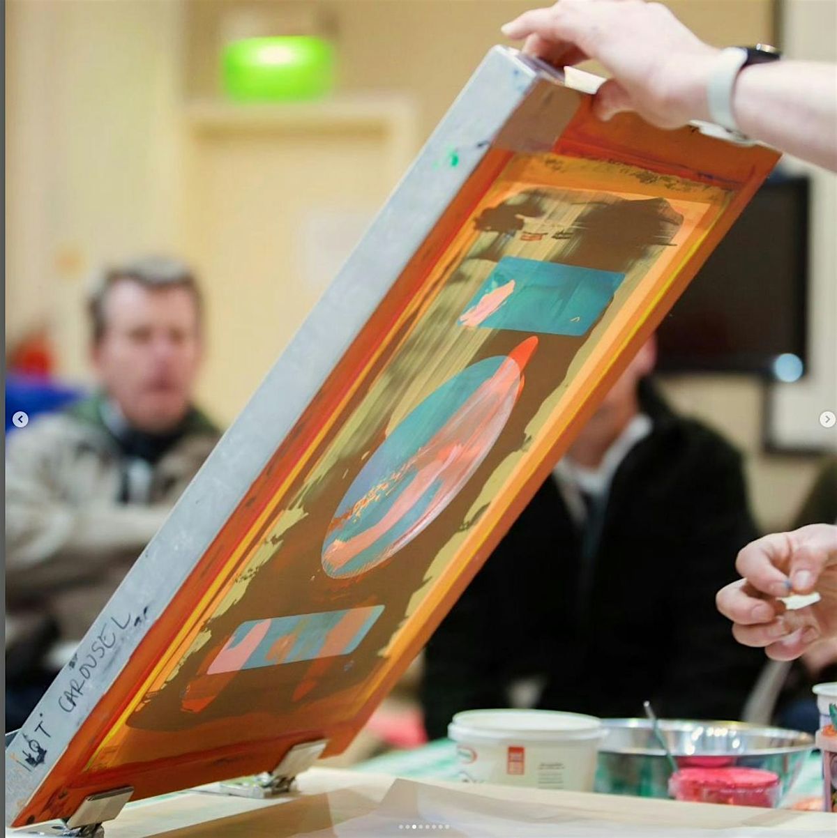 Introduction to 2 colour Photo Screen printing  on Paper