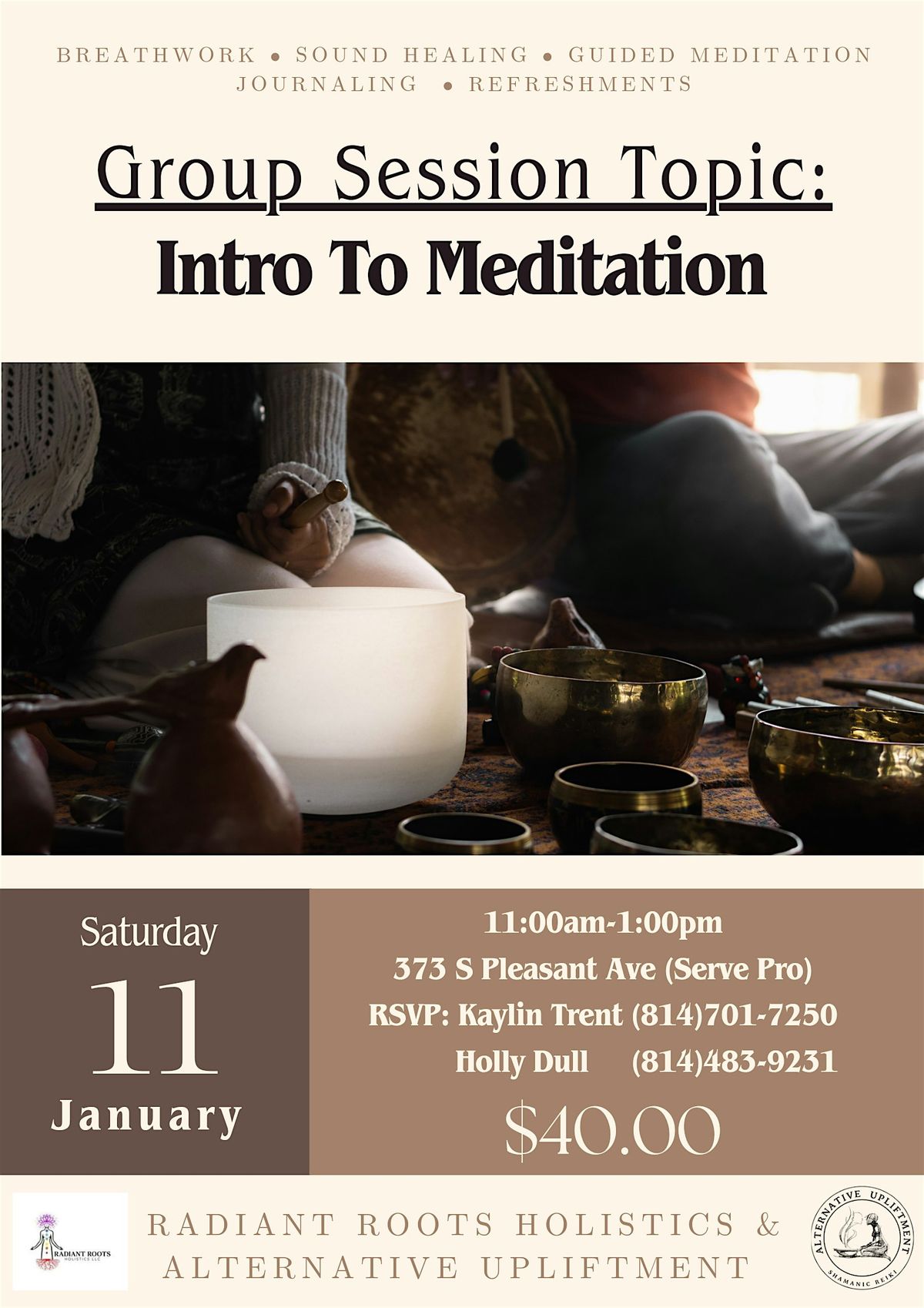 Beginner's Meditation & Sound Healing Session