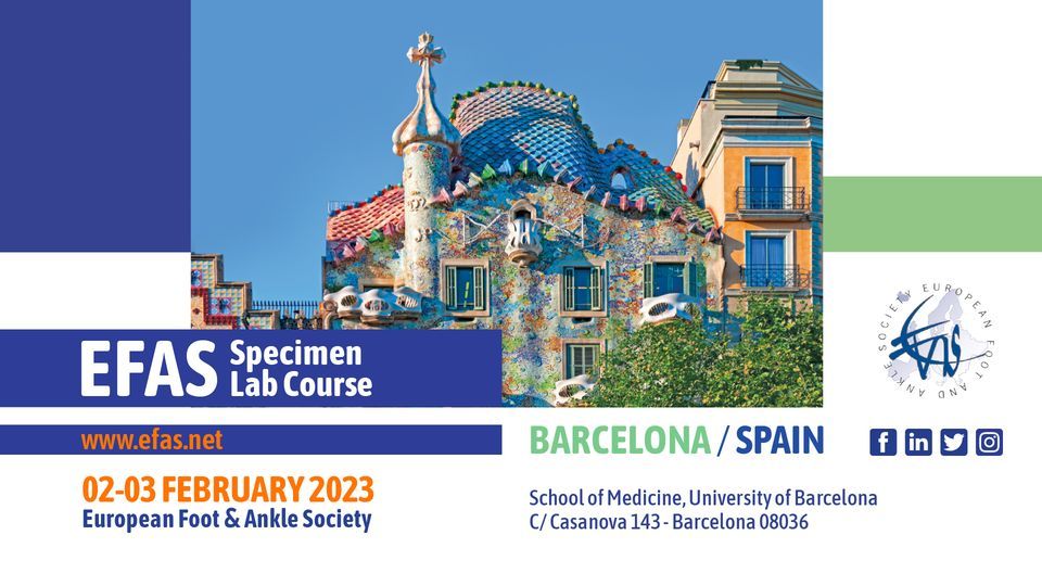 EFAS Specimen Lab Course Barcelona, 2-3 February 2023