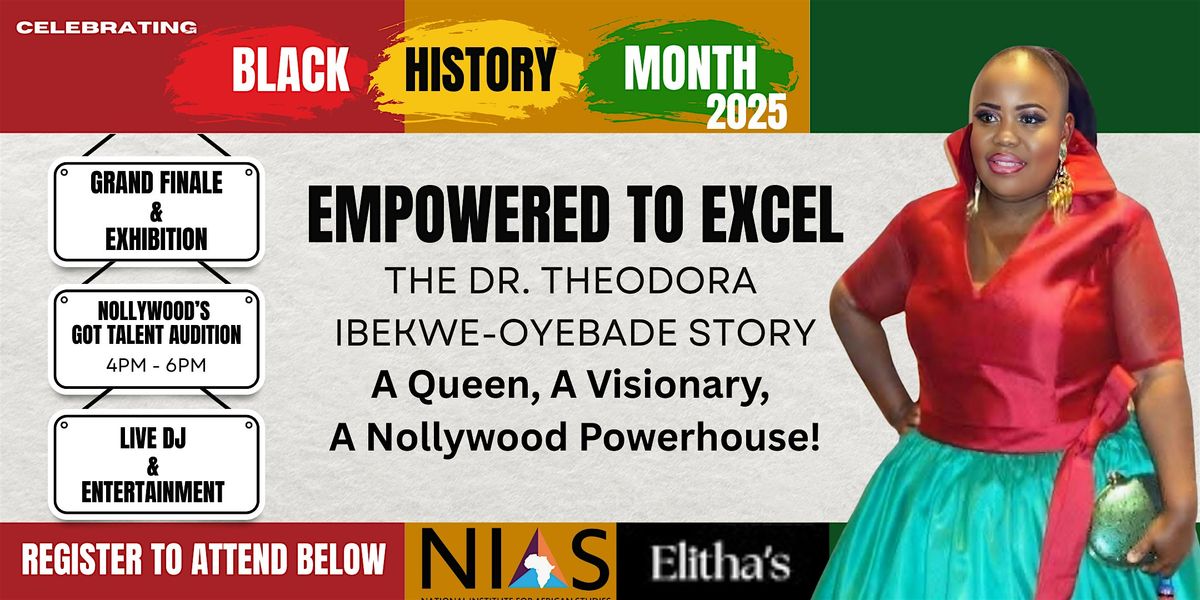 From Child Prodigy to Nollywood Leader  \u2013 Black History Month Grand Finale