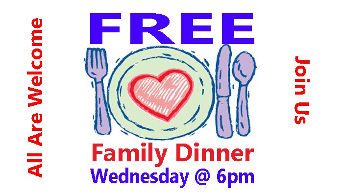 Community Family Dinner Church - Free