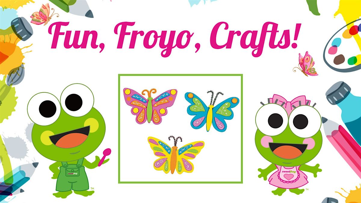 Free Butterfly Magnet Craft at sweetFrog Germantown