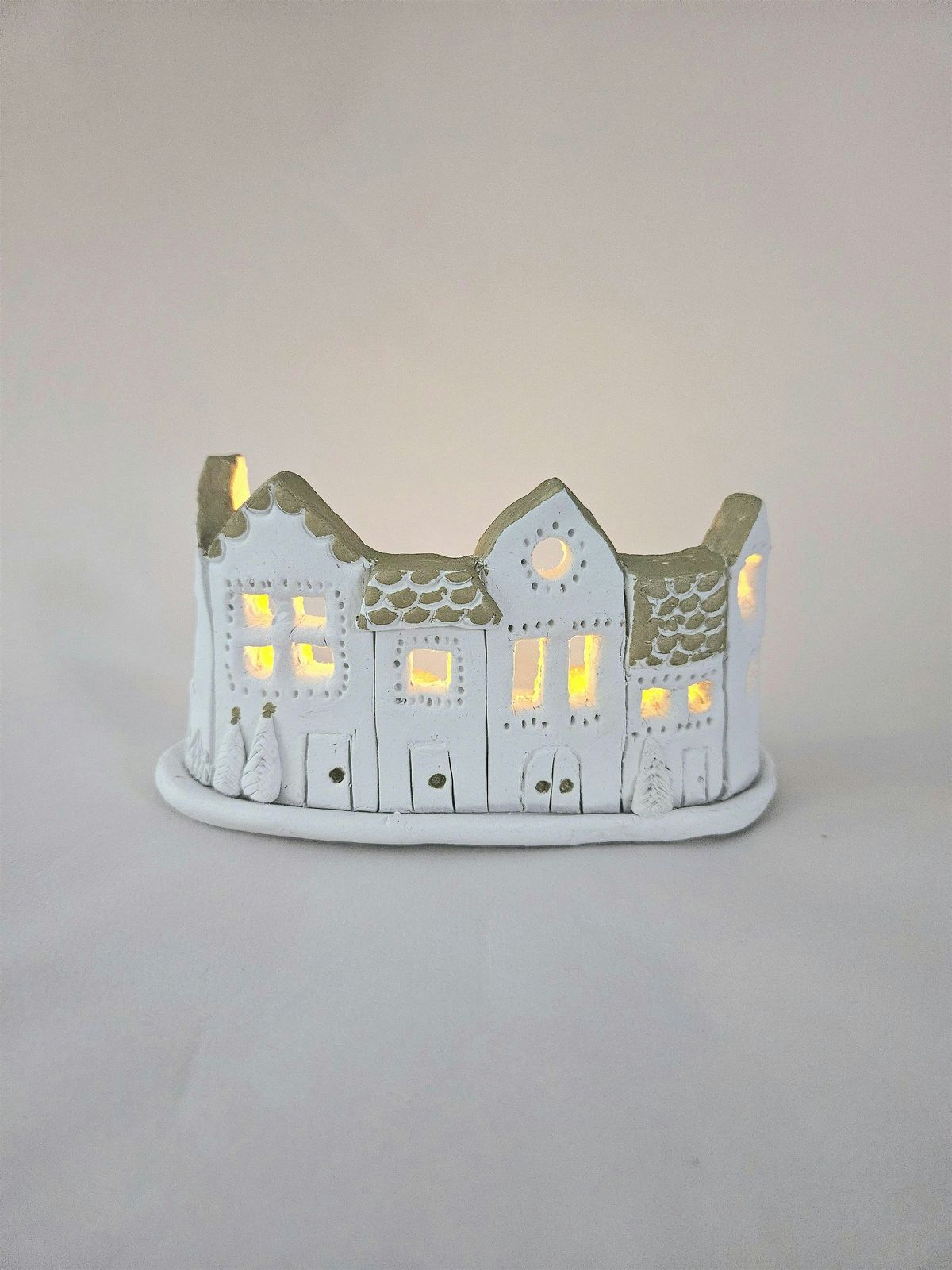 Creative Christmas Workshop: Sculpt Your Own Clay Christmas Village.