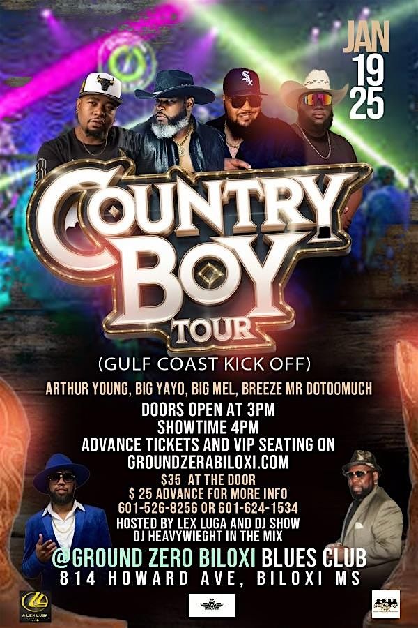 The Country Boyz tour at Ground Zero Biloxi