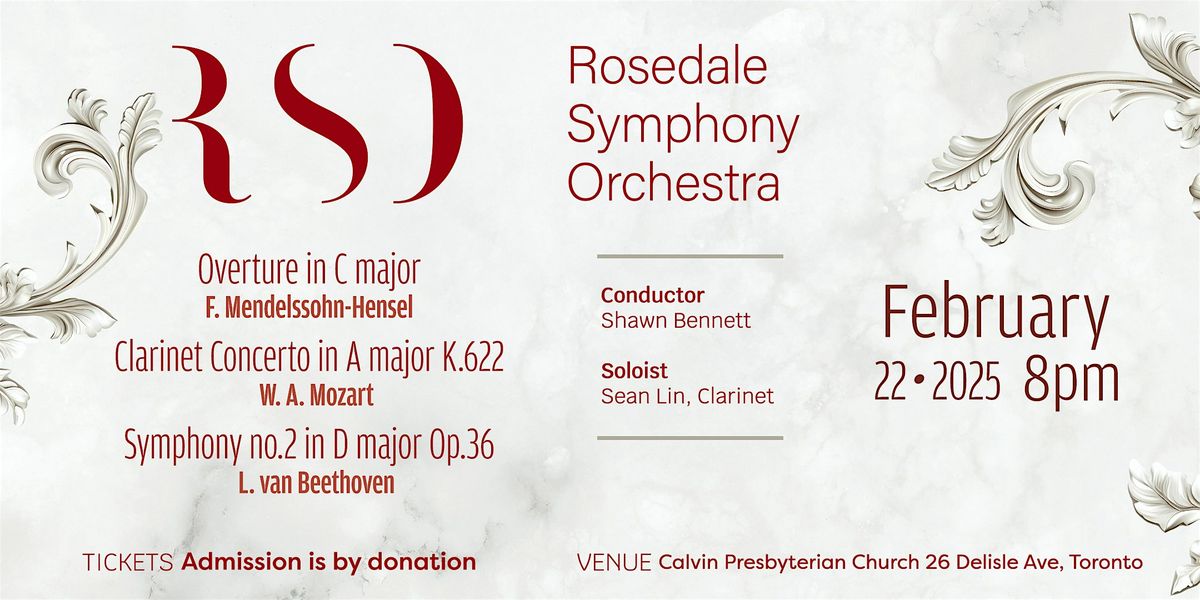 Rosedale Symphony Orchestra (RSO) presents: Light Classics