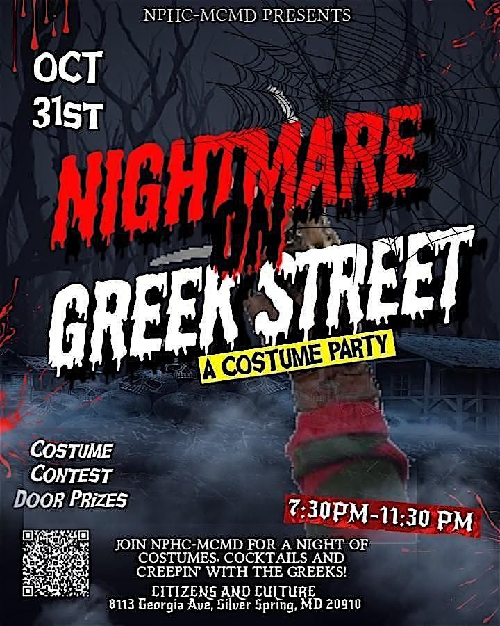 NPHC-MCMD Nightmare on Greek Street: A Costume Party
