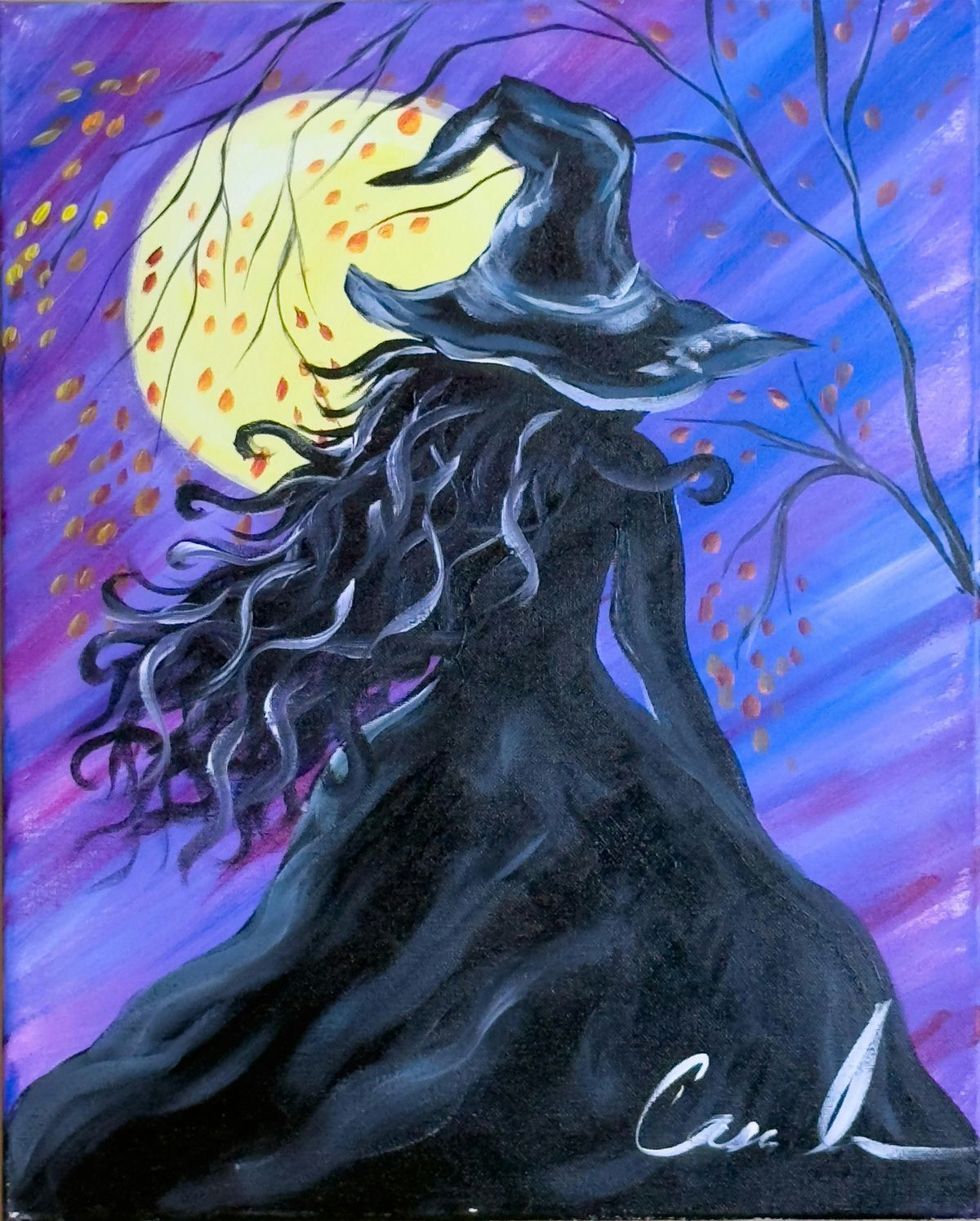 Toledo Paint & Sip Party \u2013 Moonlit Witch