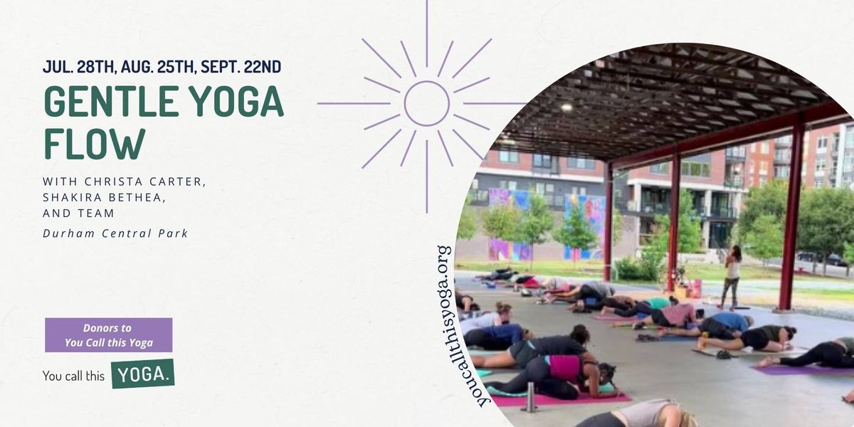 Community Yoga at Durham Central Park