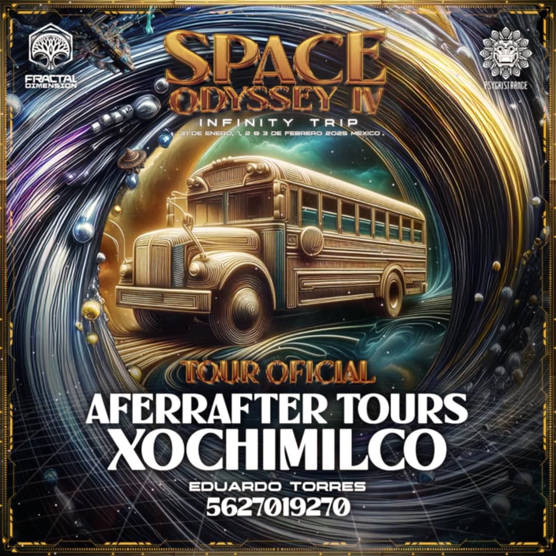 AFERRAFTE\u2019S TOUR OFICIAL-SPACE ODYSSEY 4: INFINITY TRIP