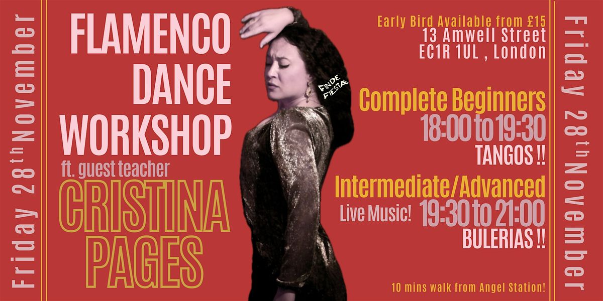 FLAMENCO DANCE WORKSHOP -Complete Beginners & Intermediate\/Advanced