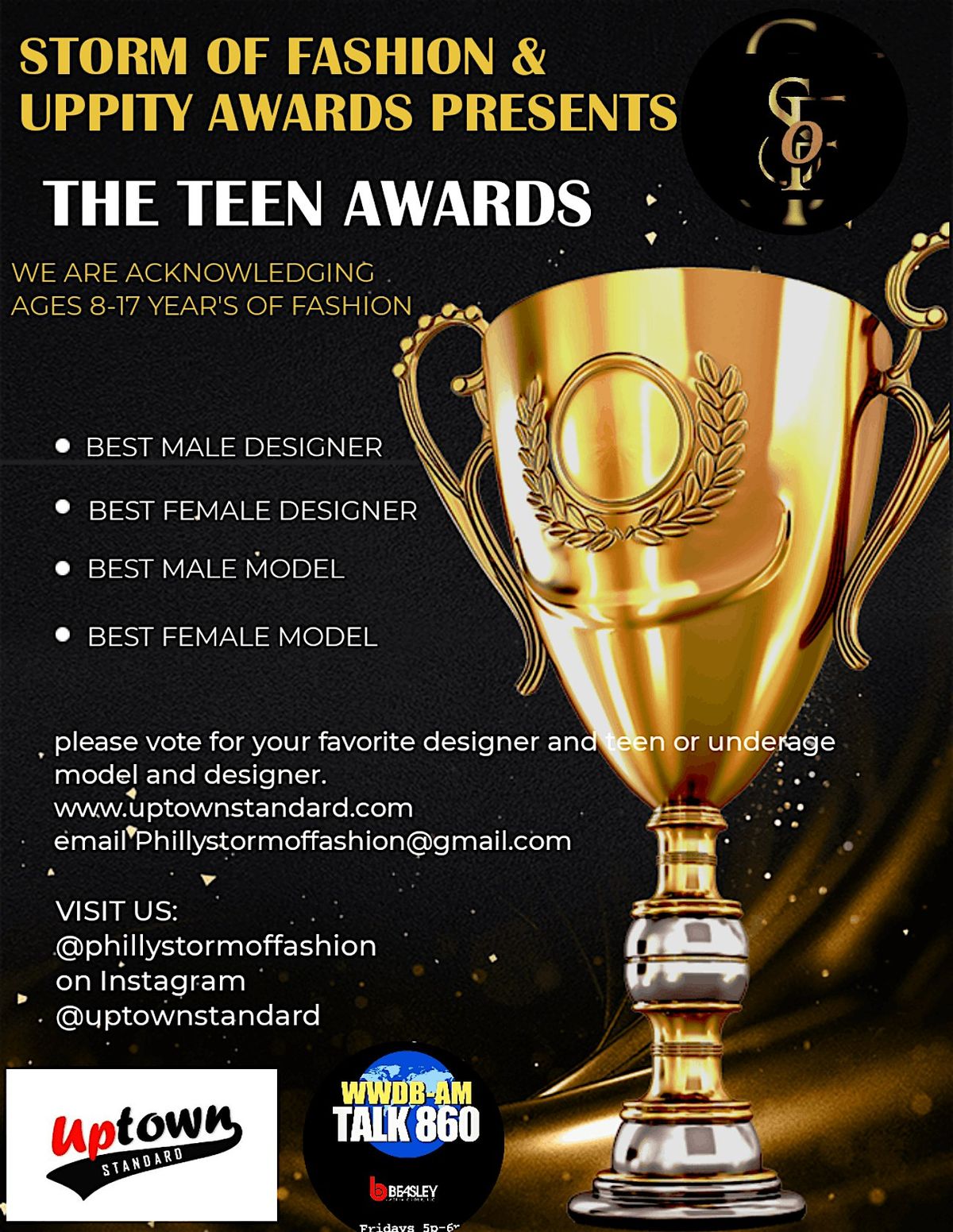 THE STORM OF FASHION\/ UPPITY  TEEN AND CHILDREN'S AWARDS