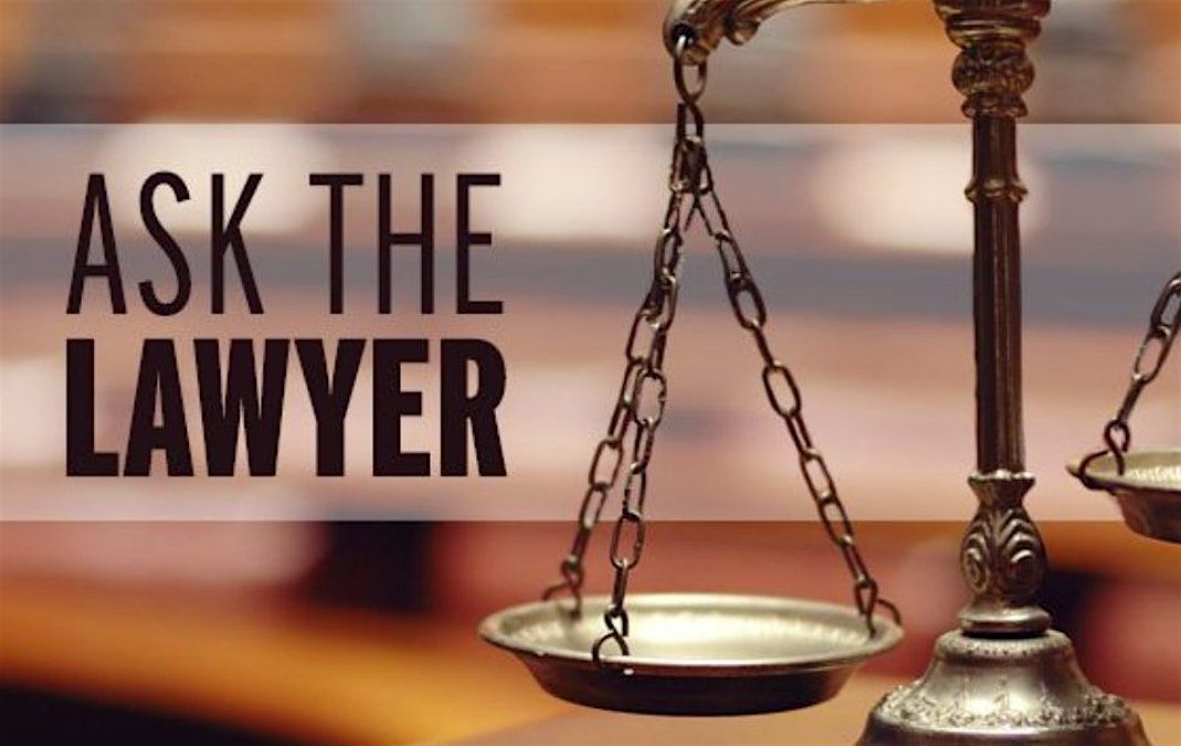 Meet The Lawyers! Free community event: Come with your legal questions