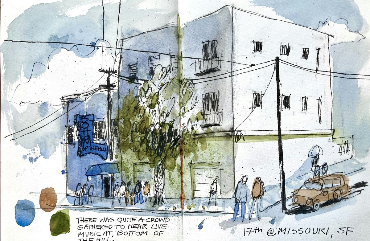 Guided Urban Sketching with Cathy Raingarden