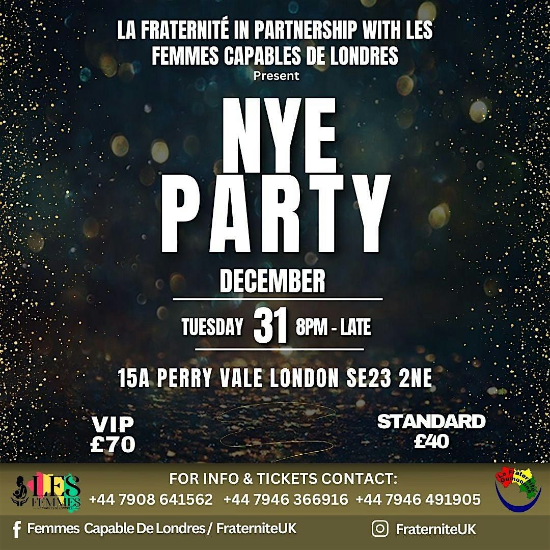 LA FRATERNIT\u00c9 IN PARTNERSHIP WITH LES FEMMES CAPABLES DE LONDRES NYE PARTY