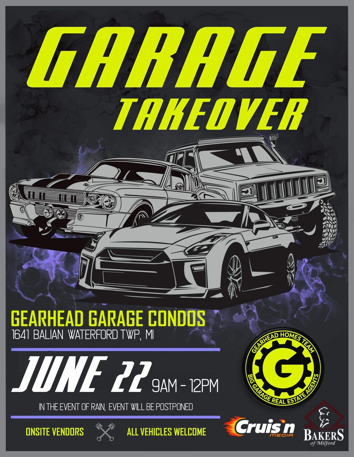 Garage Takeover - Cars & Coffee