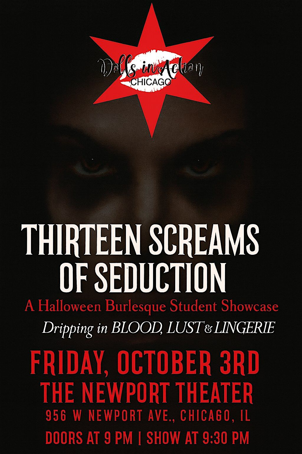 Dolls in Action Chicago presents Thirteen Screams of Seduction