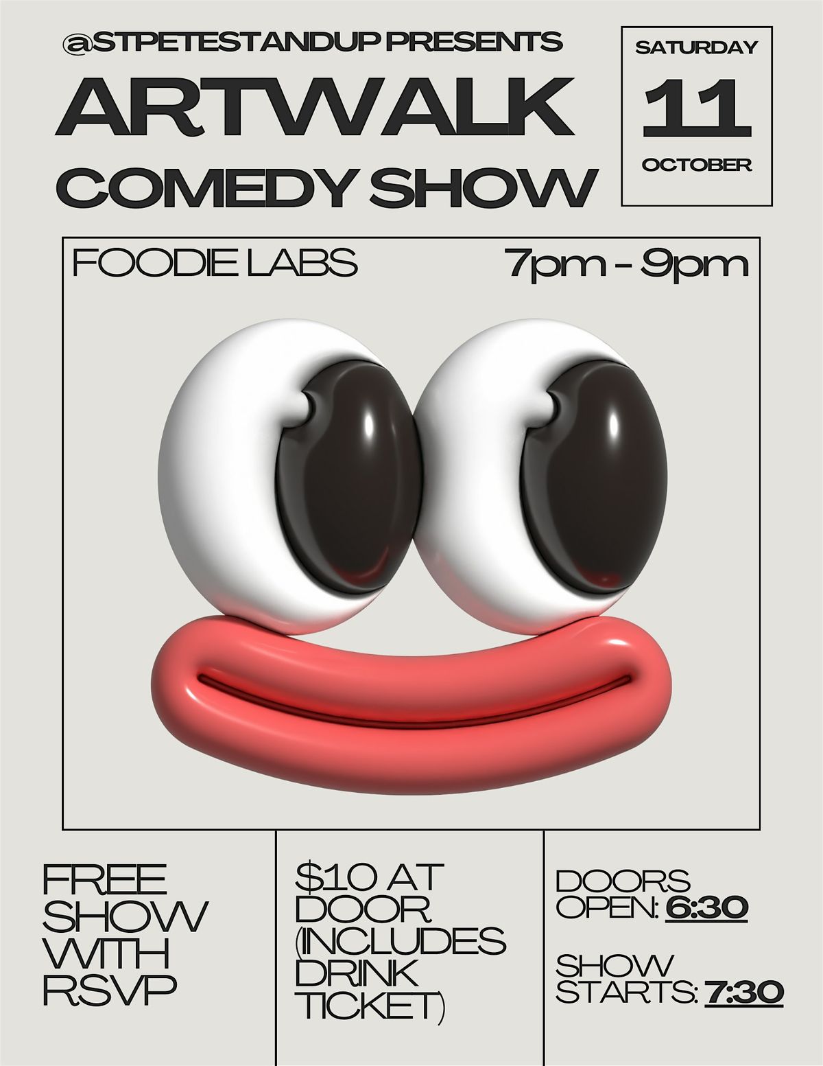 Saturday Comedy Show! FREE