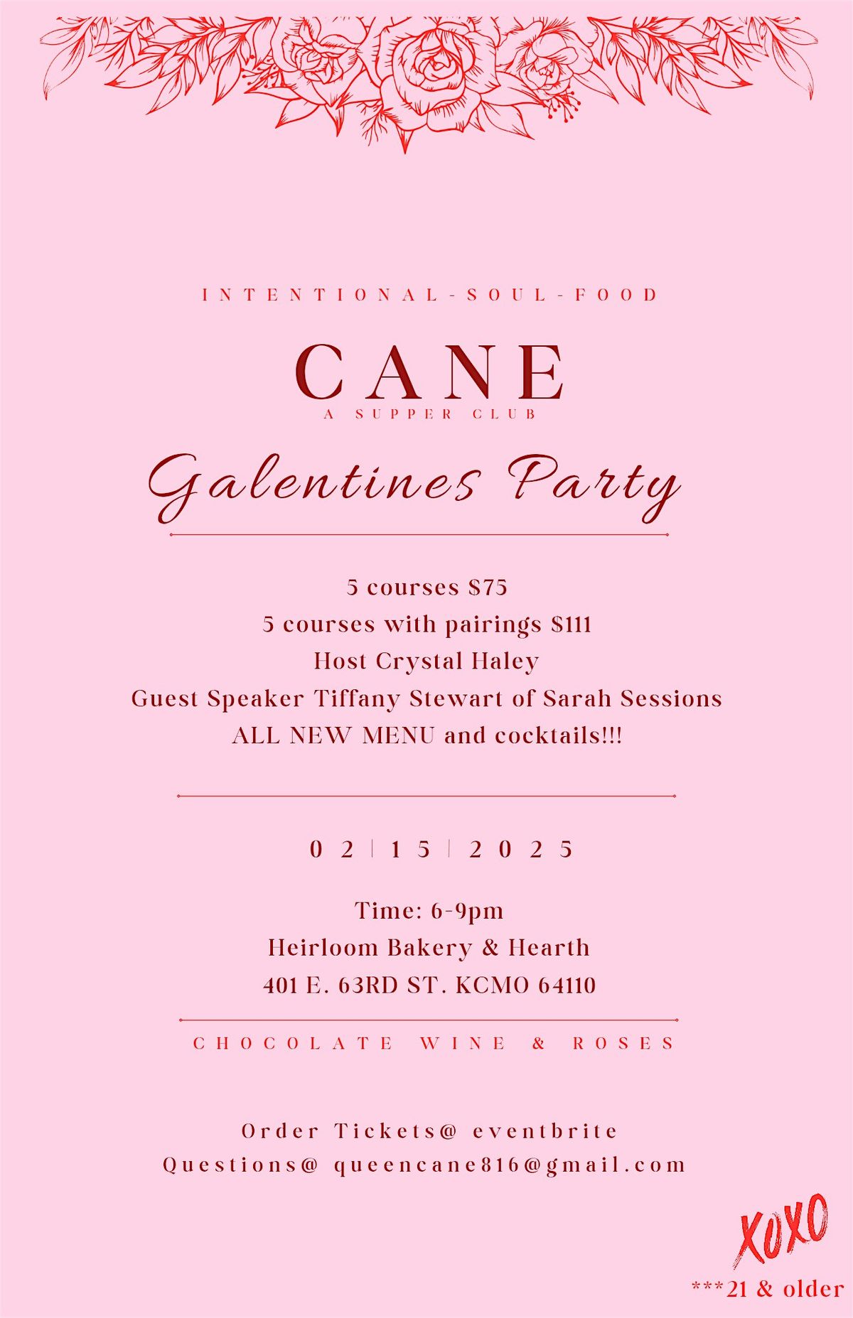 CANE GALENTINES PARTY