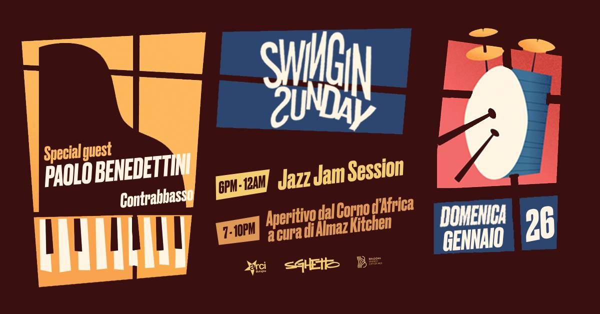 Swingin' Sunday | Jazz Jam & Aperitivo | Paolo Bendettini special guest