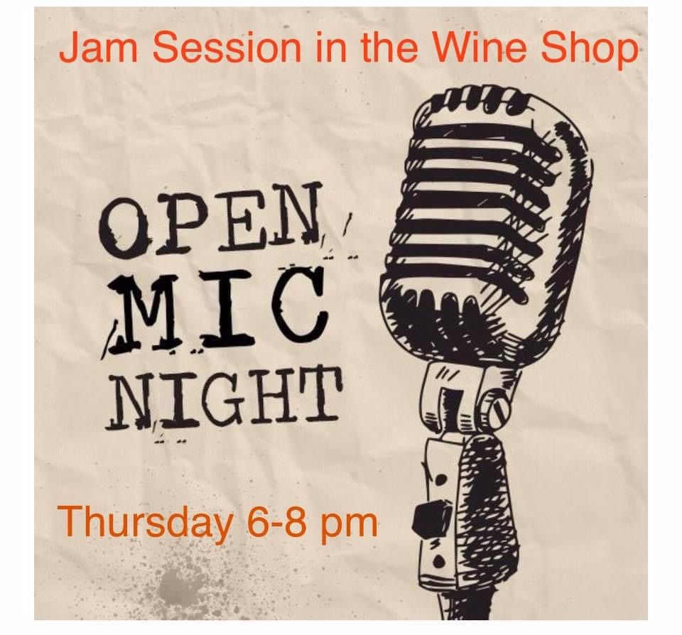 Open Mic \/Jam Session in Wine Shop 