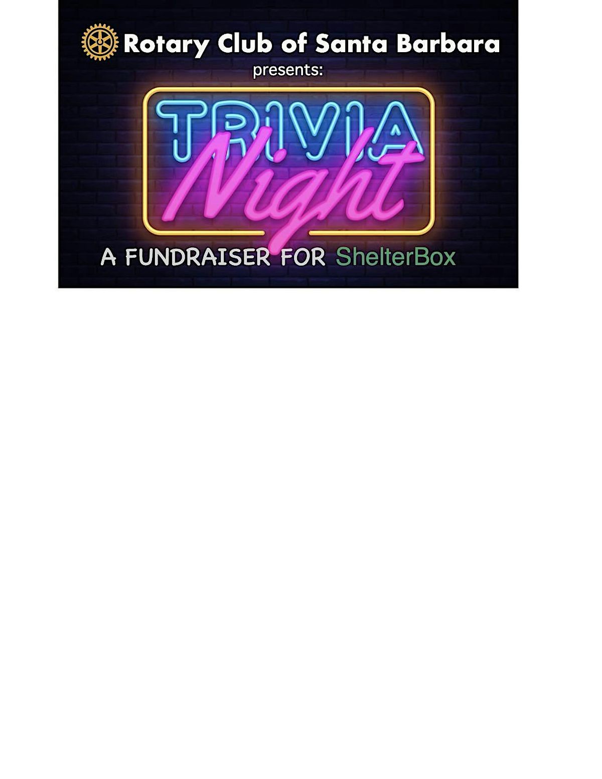Rotary Trivia Night