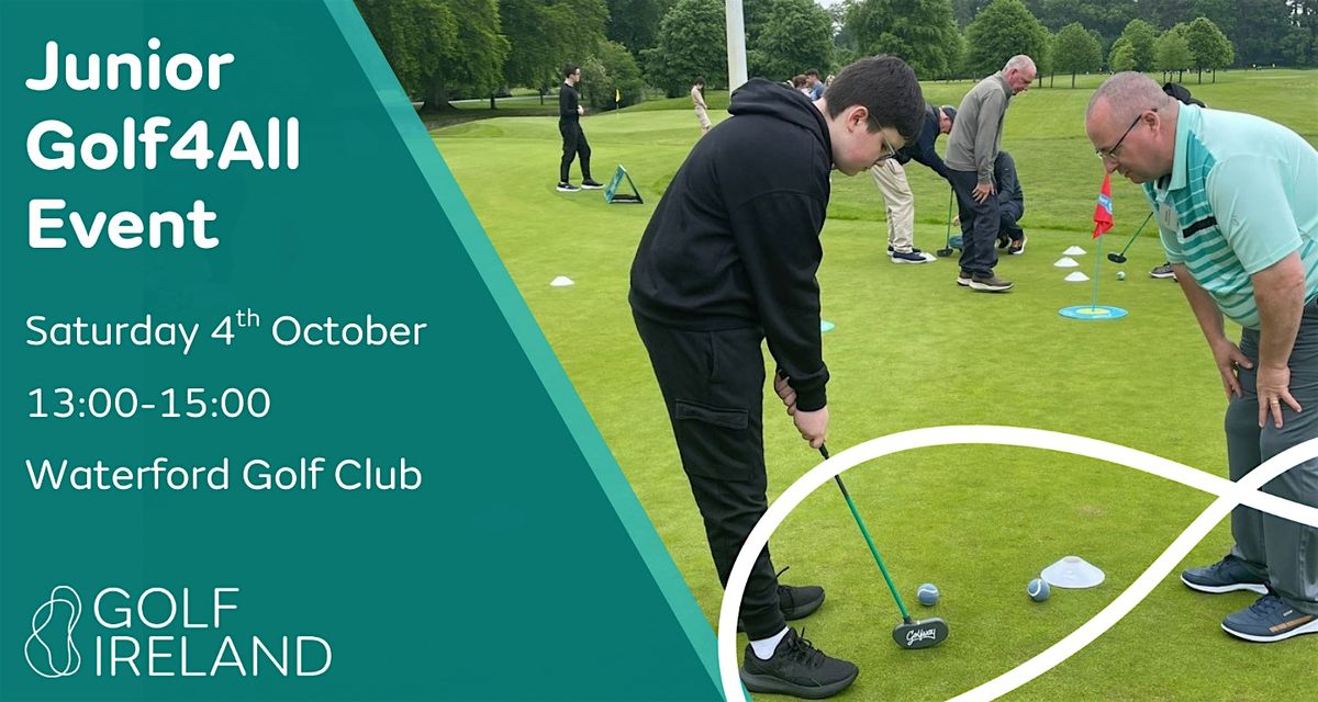 Junior Golf4All Event Waterford GC