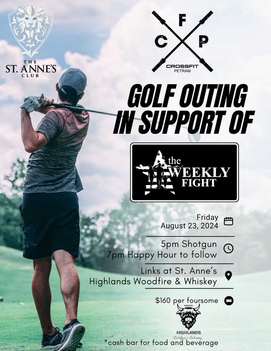 Golf Outing to Support The Weekly Fight