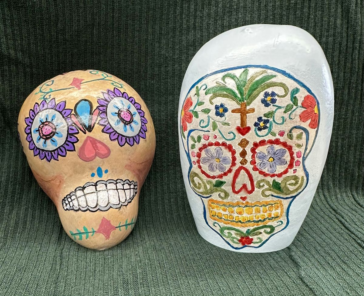 Sugar Skull Gourds