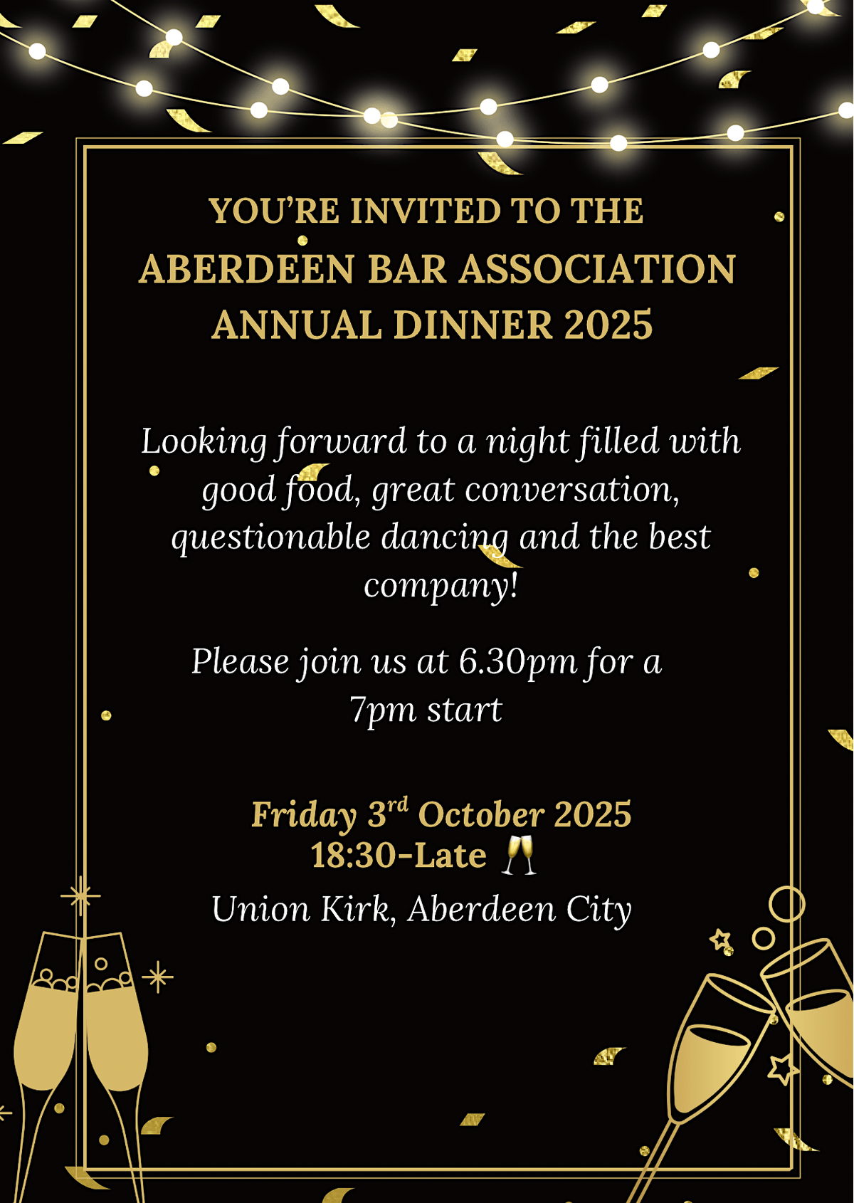 Annual Bar Dinner 2025
