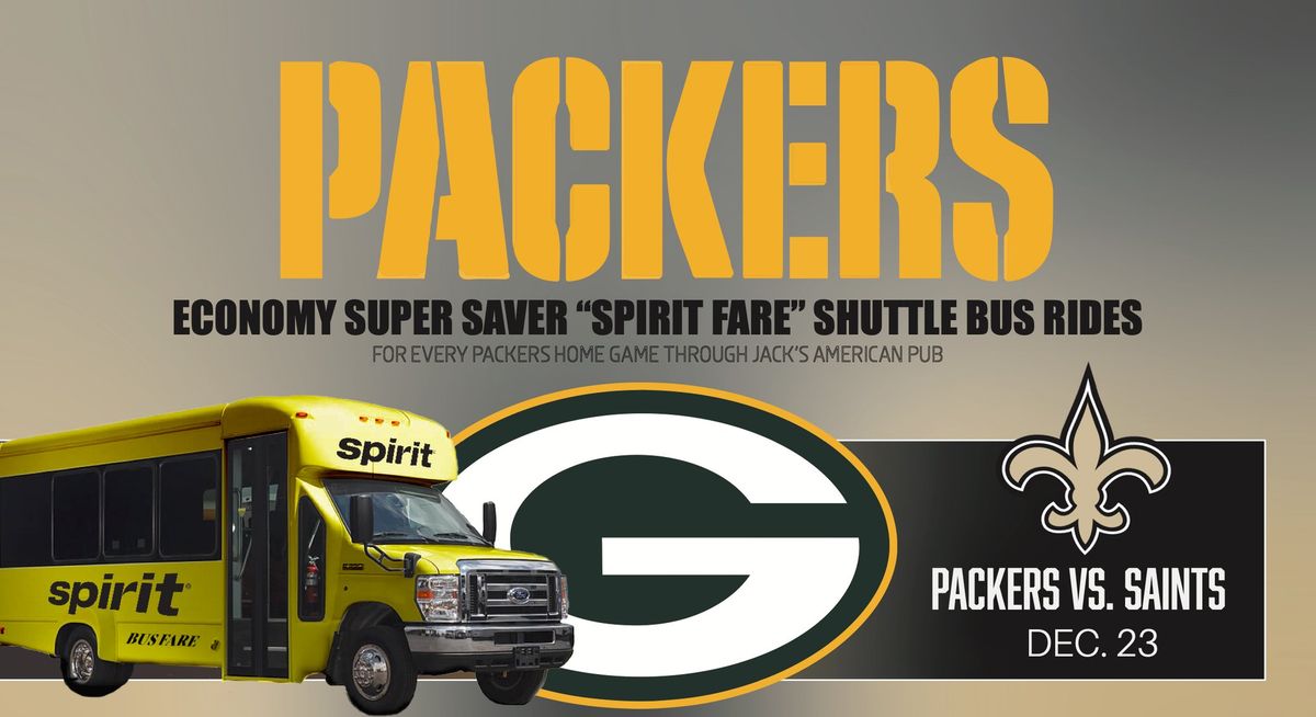 Packers vs Saints Shuttle Rides