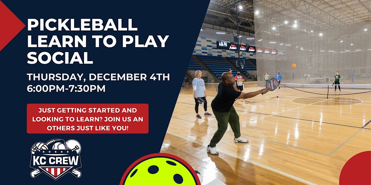 Pickleball Learn to Play Social
