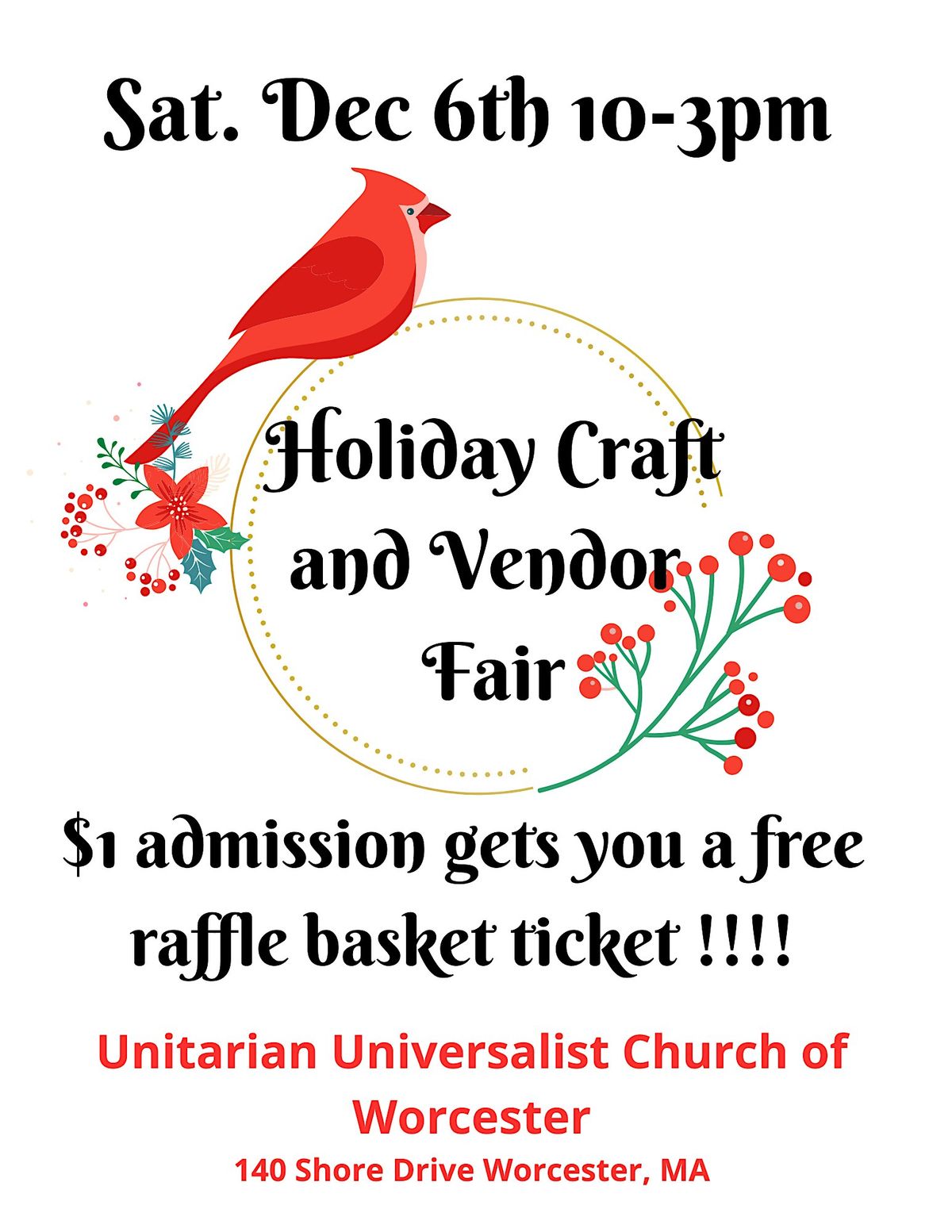 Holiday Craft and Vendor Fair
