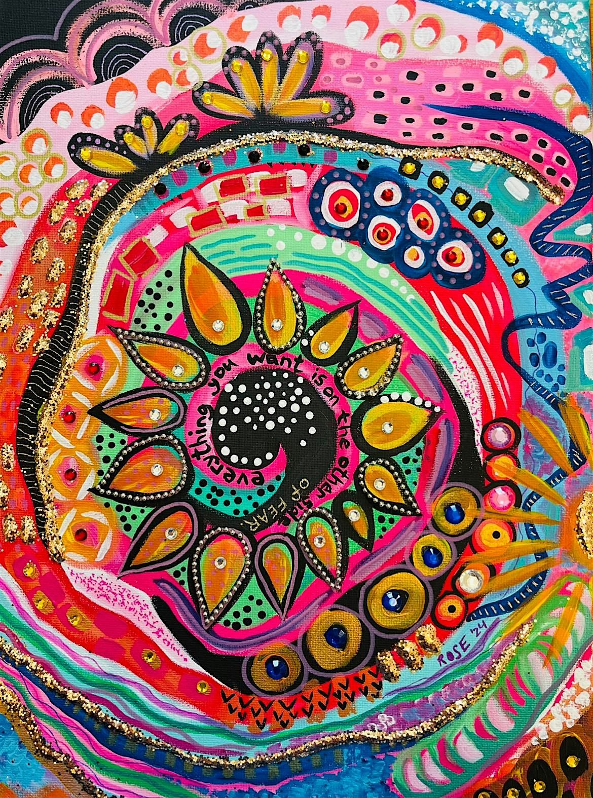 Soul Sisters Art Workshop- DECONSTRUCTED MANDALA