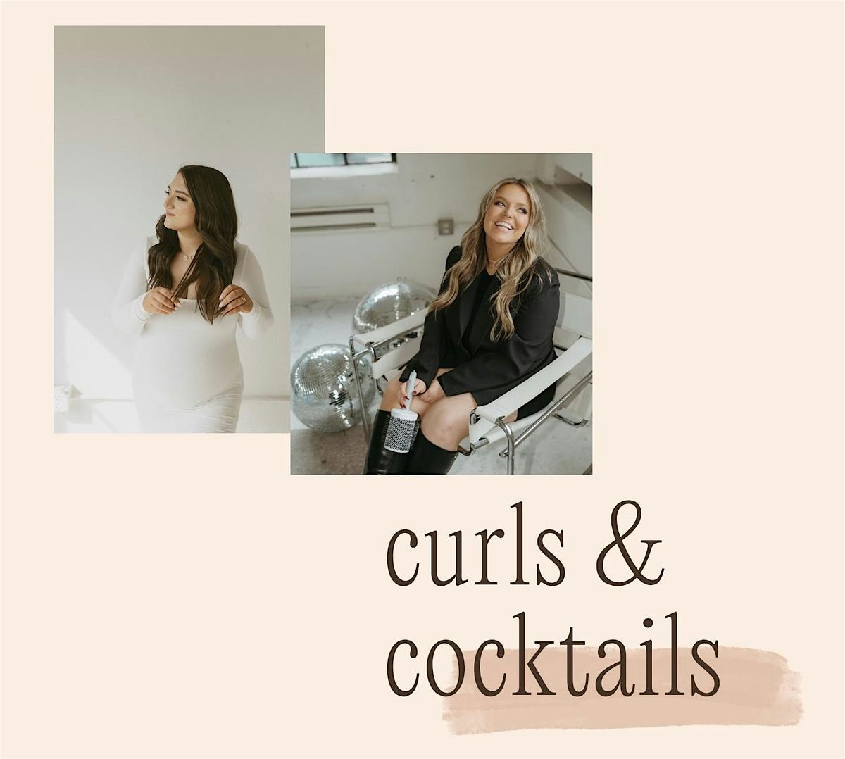 Curls and Cocktails with Hair By Morgan + Lexi Did My Hair