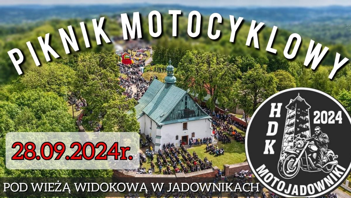 PIKNIK MOTOCYKLOWY pod wie\u017c\u0105 widokow\u0105 w Jadownikach