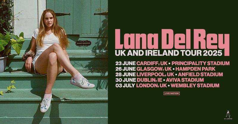 LANA DEL REY in Glasgow \ud83d\ude0d