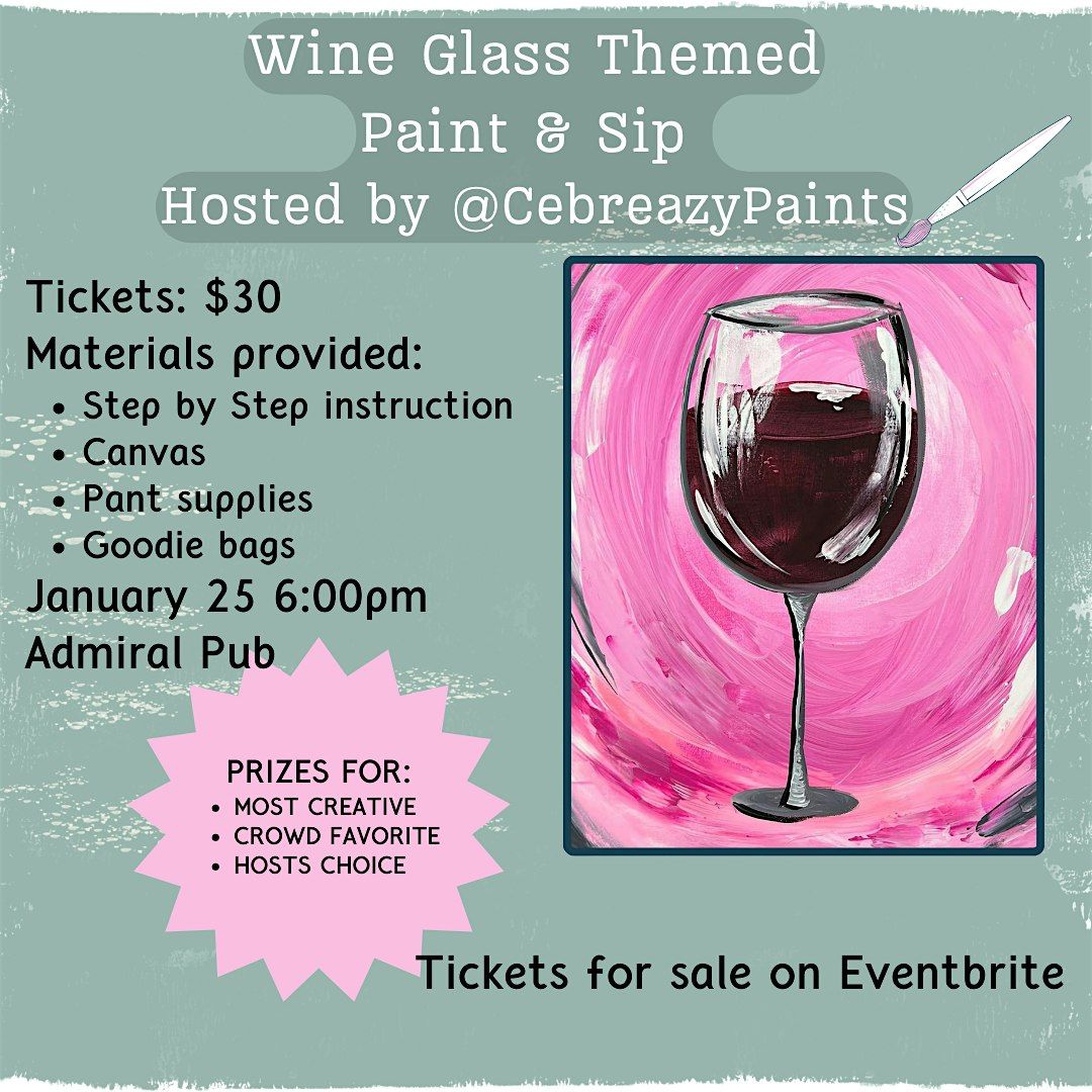 Wine themed Paint & Sip