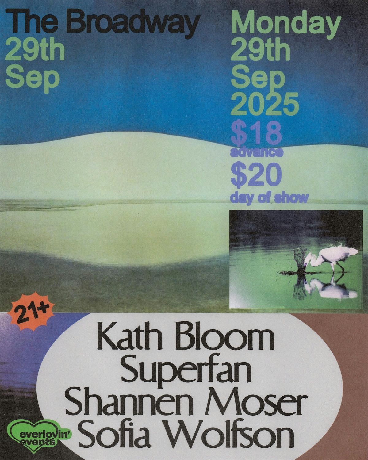 Kath Bloom w\/ Superfan, Shannen Moser + Sofia Wolfson