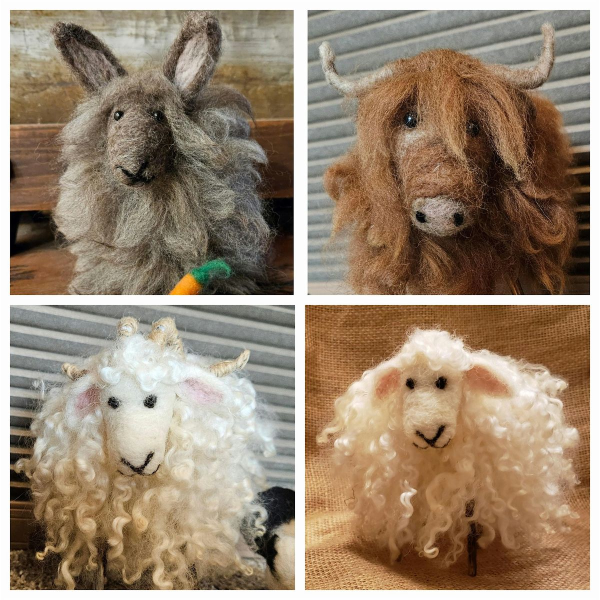 Fluffy Critters Needle Felting with Anna Anderson