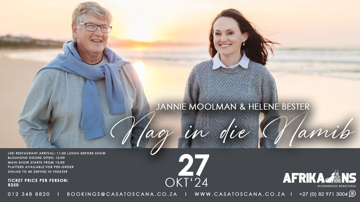 Nag in die Namib - Jannie Moolman & Helene Bester